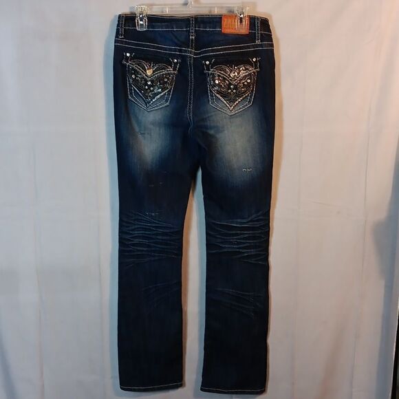 Zana Di Distressed Stretch Denim Jeans - Picture 4 of 7